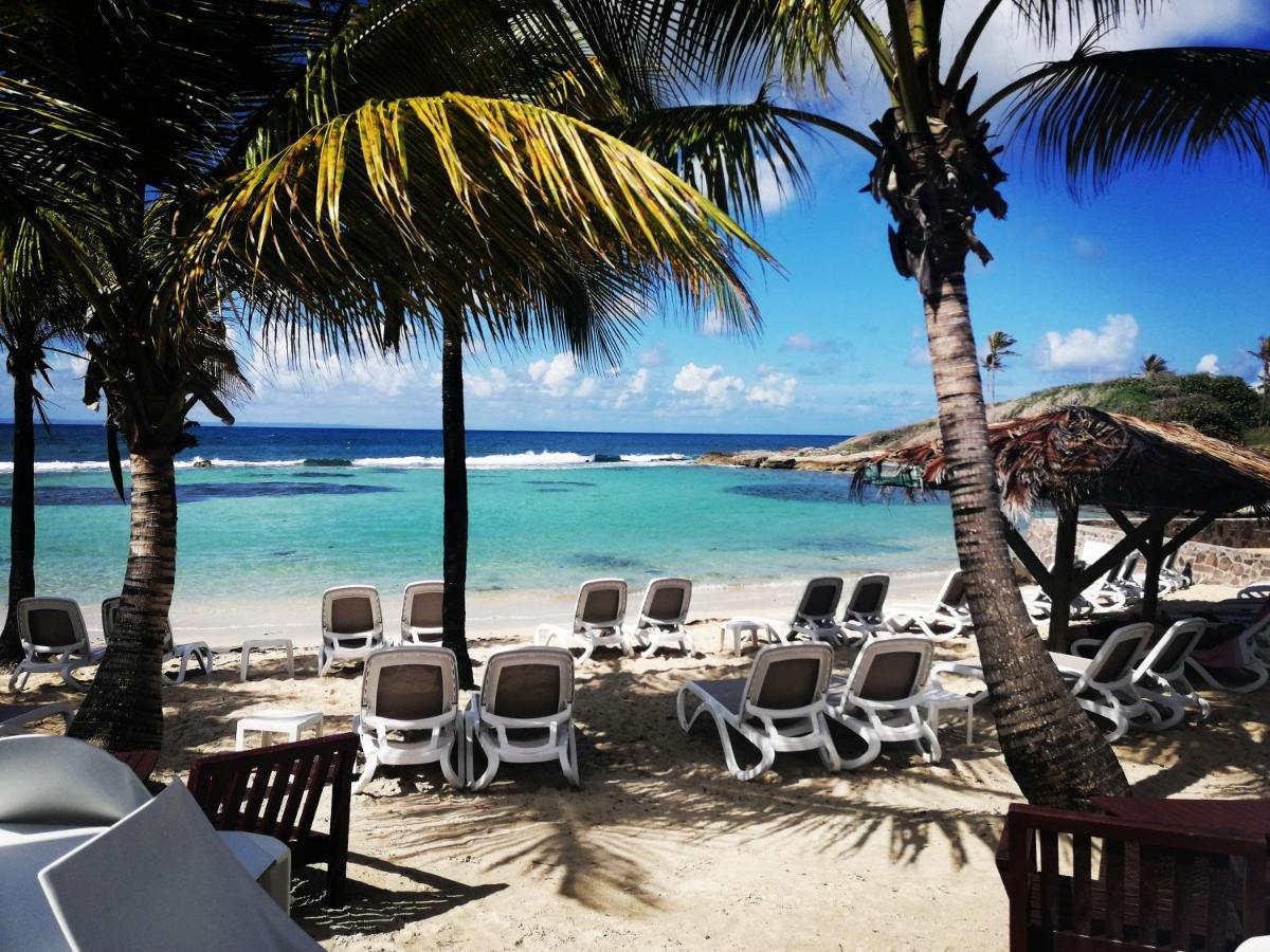 Studio Vue Mer Piscine Plage Kaz Punch Manganao Chez Julie Saint-Francois  Exterior photo